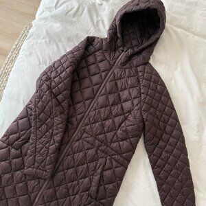 Athleta Whisper Featherless Quilted Coat - Size M